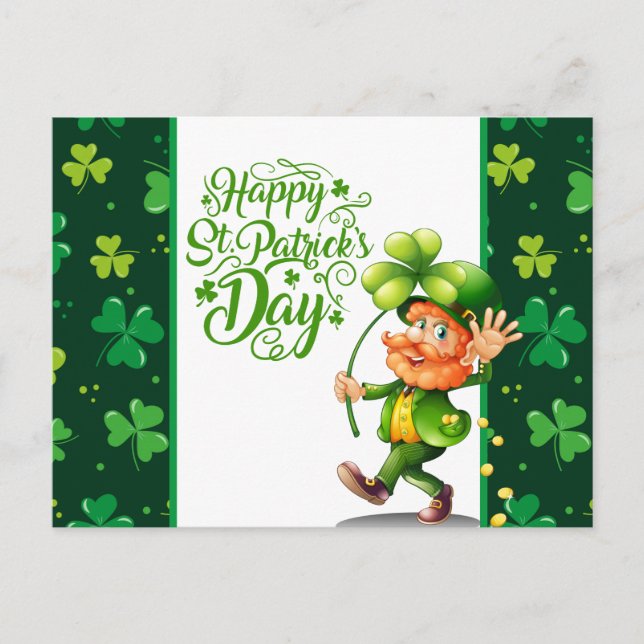 Postal Feliz Día de San Patricio (Anverso)