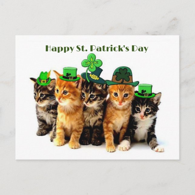 Postal feliz Día de San Patricio (Anverso)