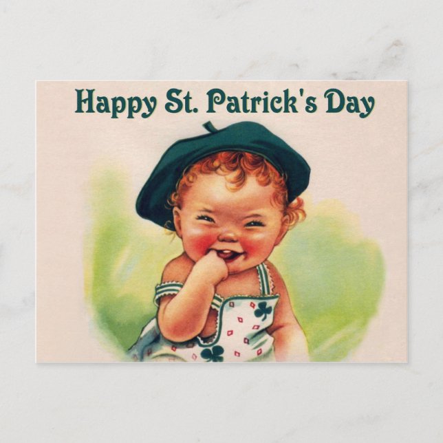 Postal Feliz Día de San Patricio (Anverso)