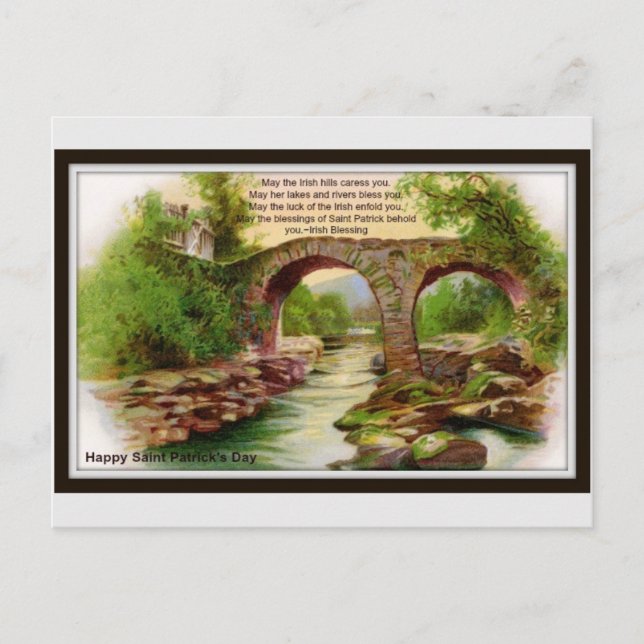Postal Feliz Día de San Patricio (Anverso)