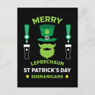 Postal Feliz Día de San Patricio de Irlanda 17 de marzo