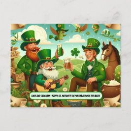 Postal Feliz Día de San Patricio desde el otro lado de la