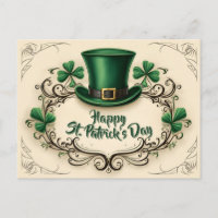 Feliz día de San Patricio Diseño de Trébol