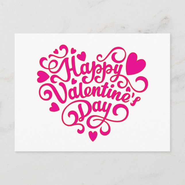POSTAL FELIZ DÍA DE SAN VALENTÍN (Anverso)