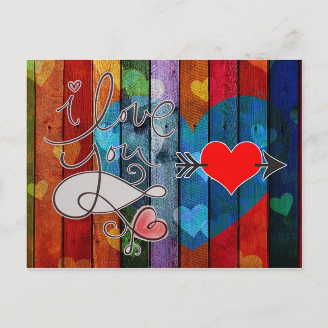 Postal Feliz Día de San Valentín (Anverso)