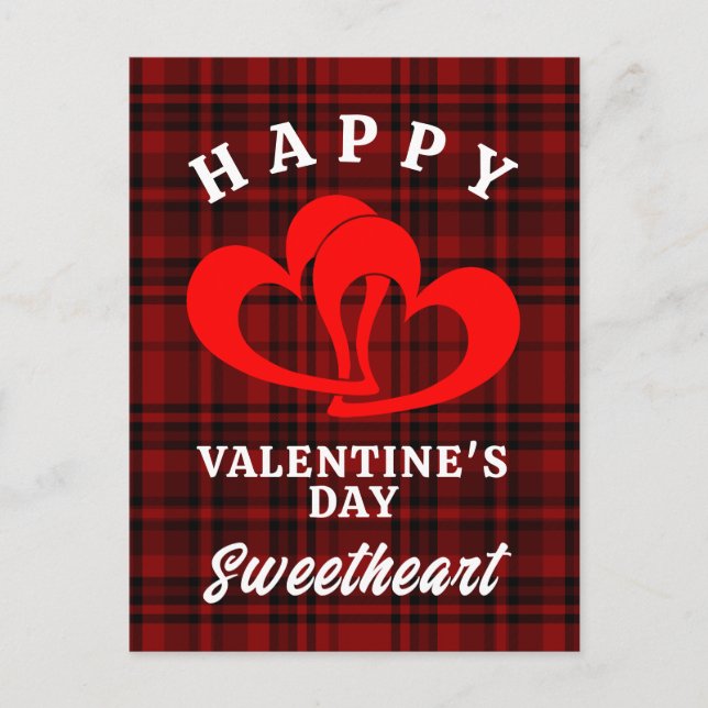 POSTAL FELIZ DÍA DE SAN VALENTÍN AMOR (Anverso)