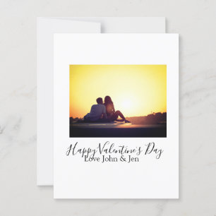 Postal Feliz día de San Valentín amor agregar nombre foto