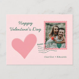 Postal Feliz Día de San Valentín Foto Correo de amor