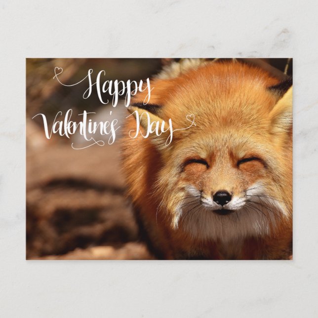 Postal Feliz Día de San Valentín Fox (Anverso)