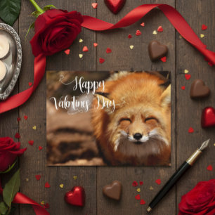 Postal Feliz Día de San Valentín Fox