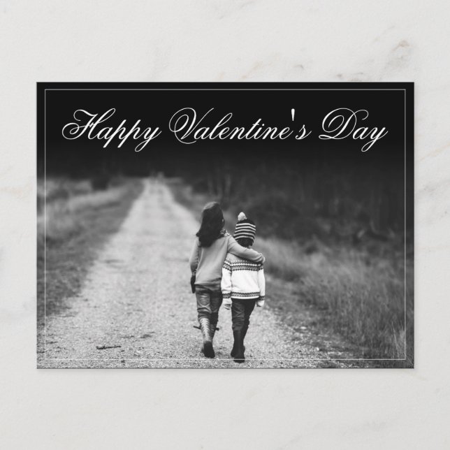 Postal Feliz Día de San Valentín - lado a lado (Anverso)