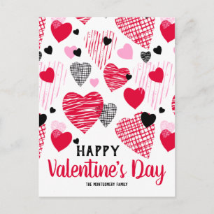 Postal "Feliz Día de San Valentín" se personaliza el cora