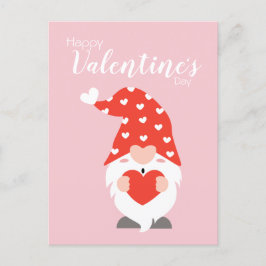 Postal Feliz Día de San Valentín se vuelve rosado rojo