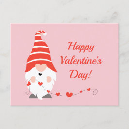 Postal Feliz Día de San Valentín se vuelve rosado rojo