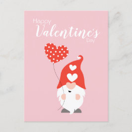 Postal Feliz Día de San Valentín se vuelve rosado rojo