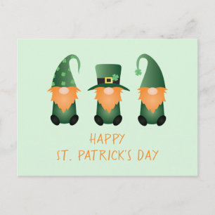 Postal Feliz Día de Santa Patrocinadores Gnomes Naranja v