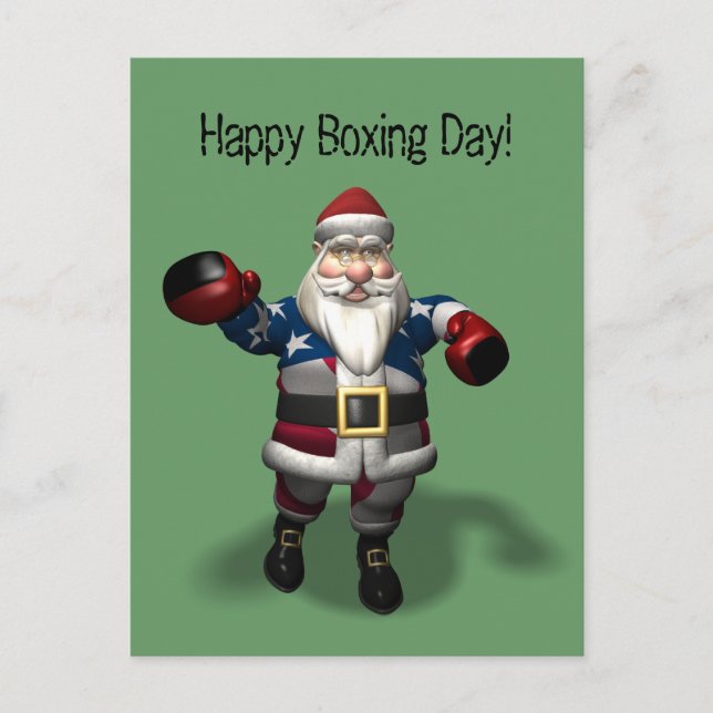 Postal ¡Feliz Día del Boxeo! (Anverso)