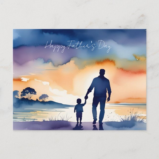 Postal Feliz día del padre (Anverso)