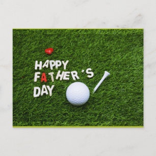 Postal Feliz Día del Padre a Golfer