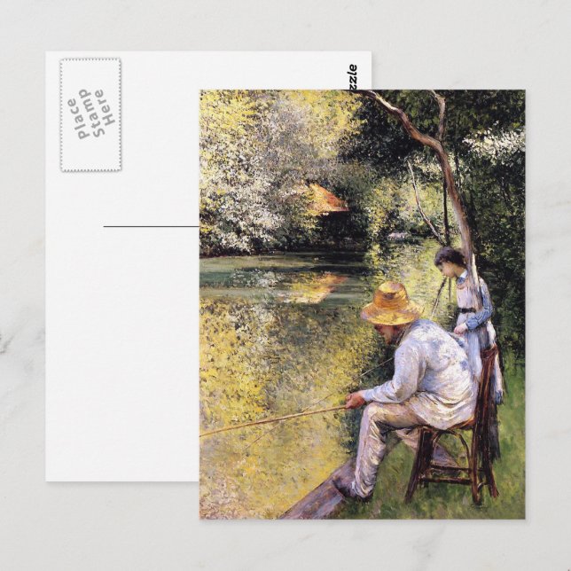 Postal Feliz Día del Padre. Bella Artes (Anverso / Reverso)