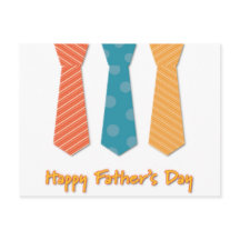 Feliz día del padre con corbatas
