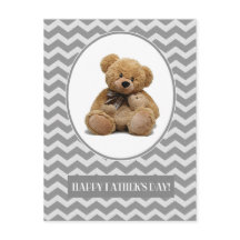 Feliz Día del Padre. Cute Teddy Bears