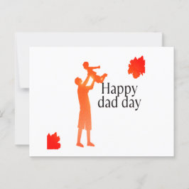 Postal Feliz Día del Padre Mug - Regalo de silueta para p