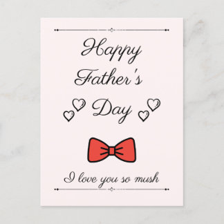 Postal Feliz Día del Padre, un regalo para papá en el día