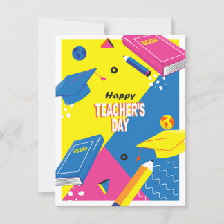 Postal feliz día del profesor
