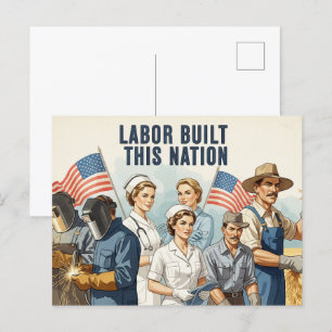 Postal feliz Día del Trabajo