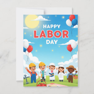 Postal Feliz Día del Trabajo
