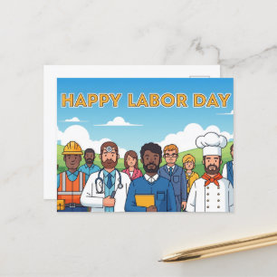 Postal Feliz Día del Trabajo