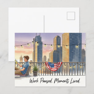 Postal feliz Día del Trabajo