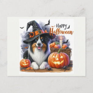 Postal Feliz día festivo de Halloween para amantes de los