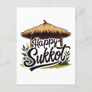 Postal Feliz Día Judío de Sukkot Hanukkah