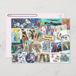 Postal Feliz Día Mundial de la Postcarta - Poescenario co