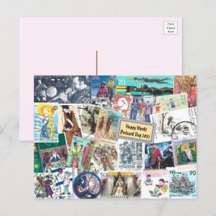 Postal Feliz Día Mundial de la Postcarta - Poescenario co