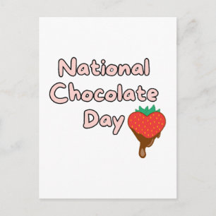 Postal Feliz día nacional del chocolate