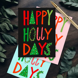 Postal FELIZ DÍAS DE SALUD Dulces Navidades de Navidad