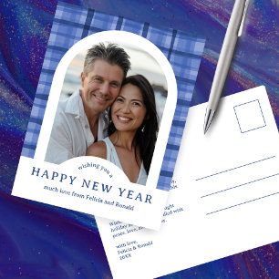 Postal FELIZ FOTO del PERSONALIZADO Arch de Año Nuevo