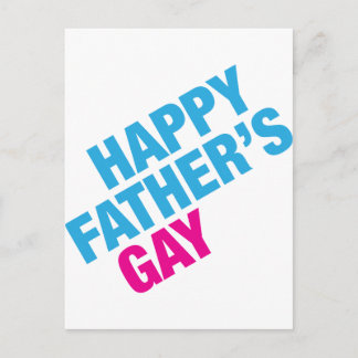 Postal Feliz Gay del Padre
