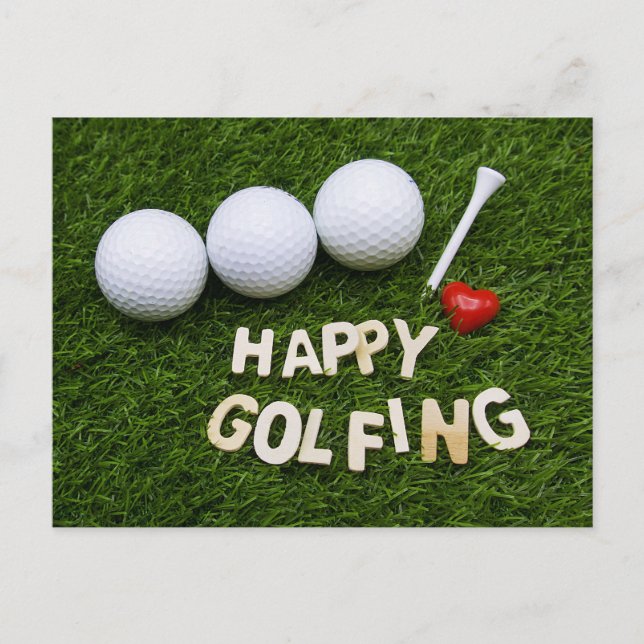 Postal Feliz Golfismo (Anverso)