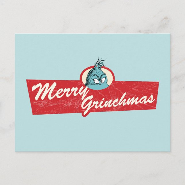 Postal Feliz Grinchmas Cita El Grinch (Anverso)