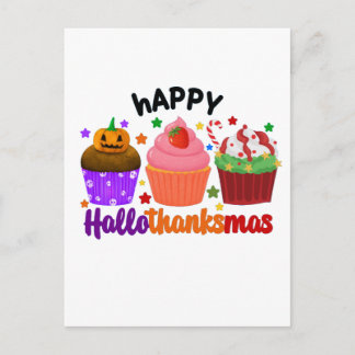 Postal feliz hallothanksmas
