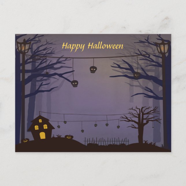 Postal Feliz Halloween (Anverso)