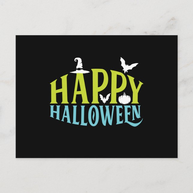 Postal Feliz Halloween (Anverso)