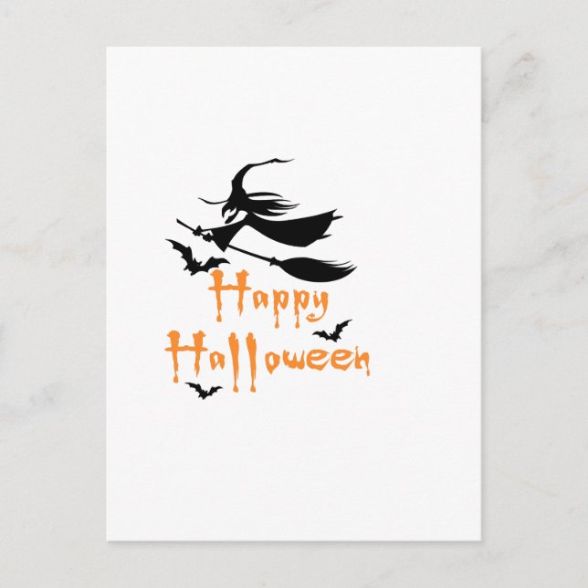 Postal Feliz Halloween (Anverso)