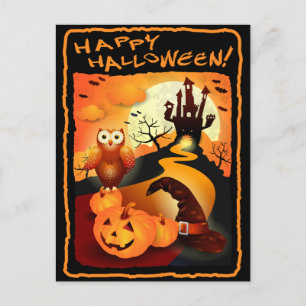 Postal ¡Feliz Halloween!