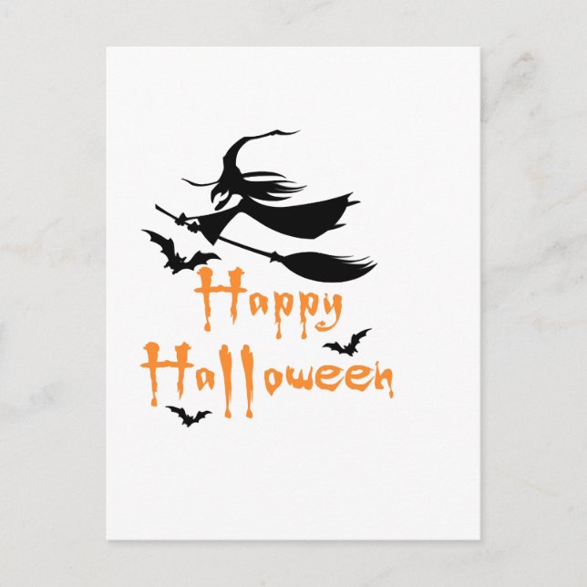 Postal Feliz Halloween (Anverso)