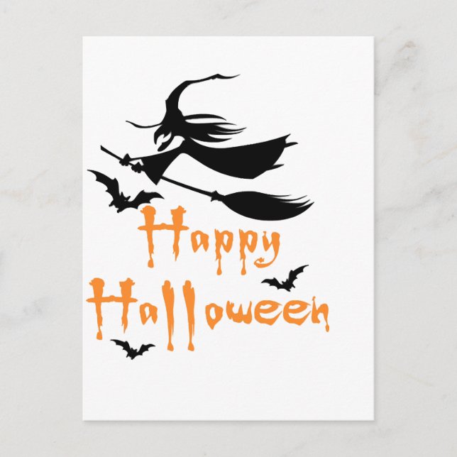 Postal Feliz Halloween (Anverso)